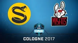 CS:GO - Splyce vs. Misfits [Mirage] Map 1 - Quaterfinal - ESL One Cologne 2017 NA Qualifier