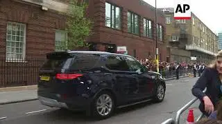 Duke and Duchess of Cambridge leave hospital with new baby