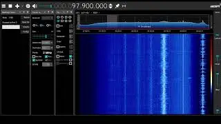 SW Quebec SDR FM radio DX -Distant radio signals, Airplane+Meteor scatter,  60 miles N of Ottawa