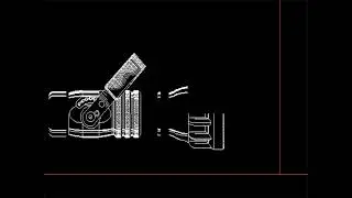 Autocad 2.18 with FPU - 1985 -  IBM PC AT with 287 / PCem v17