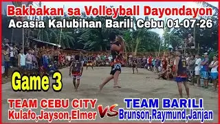 Game3:Decision.Bakbakan sa Acasia Kalubihan Barili Cebu.Team Cebu City Vs.Team Barili.