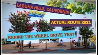 Laguna Hills DMV Behind-the-wheel Drivers Test LATEST ROUTE 2021, CALIFORNIA I Dash Cam