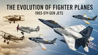 The Evolution of Fighter Planes | 8K Holographic Cruise Presentation (1903&ndash;5th Gen Jets
