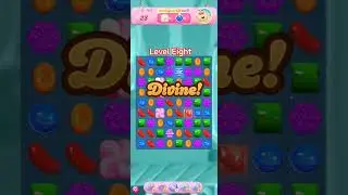Candy Crush Saga Level Eight. #CandyCrushSaga, #CandyCrush, #CandyCrushChallenge #shortgaming