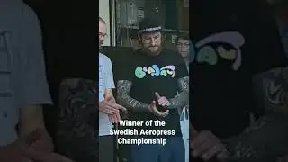Rafal Walczak - Winner of The Swedish Aeropress Championship