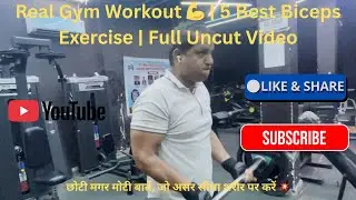 5 Best Biceps Exercises 💪 | Full Biceps Workout (No Edit No Filter)