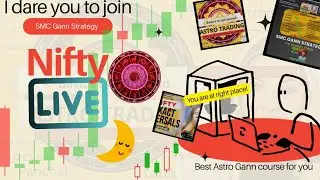 Basics to Advanced Astro trading | Gann methods | price action techniques | Nifty live | 10 oct