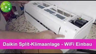 #Daikin Sensira #Split-Klimaanlage - Einbau Wlan-Modul