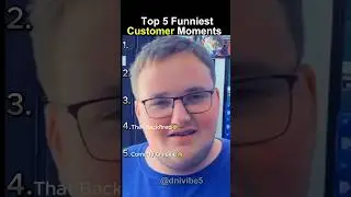 Top 5 Funniest Customer Moments #youtubeshorts #top5