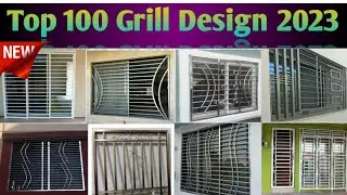 Top 100 Window Grill Design Catalogue 2023 🔥 || New grill design for home || New design idea