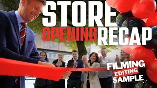 Expert Video Production for a STUNNING Store Opening in Manchester!