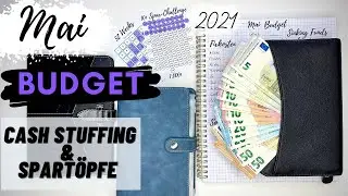 Mai Budget, Cash stuffing & Spart&ouml;pfe I Meine echten Einnahmen & Ausgaben