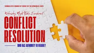 Conflict Resolution: Who has the authority to rebuke?