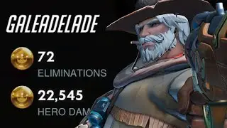 72 ELIMS! GALE DPS MAIN MCCREE! OVERWATCH SEASON 27 TOP 500