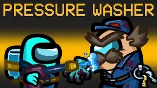 Pressure Washer Imposter Role in Among Us (custom mod)