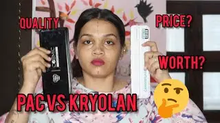 PAC COSMIC CONCEALER VS KRYOLAN DERMA | * COMPARISON* | CHETNA MAKEOVERS
