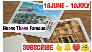 Amazon Guess Famous Places Quiz Answers Today | 18 June 2021 #shorts