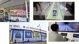 Delhi Metro Museum Shivaji Metro Museum || Patel Chowk Metro Museum || Metro Experience 😀