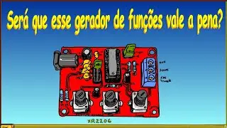 Montagem e teste do gerador de fun&ccedil;&otilde;es XR2206