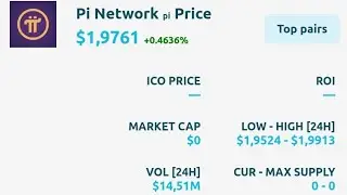 pi Network Rate Today | pi Coin Value Today | pi Cryptocurrency Price | pi network Rate