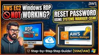 AWS EC2 Windows RDP Not Working? Reset Administrator Password Using AWS Systems Manager | Easy Fix