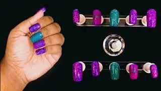 How to make your own Press on Nails with Regular Polish (No Gel/Acrylics) 💅