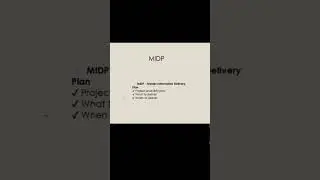 BIM Basics: MIDP vs TIDP