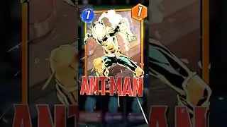 Ant-Man shiny logo legendary card marvel snap mobile game