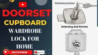Doorset Wardrobe Cupboard Cabinet Lock sliding Door lock Security Lock