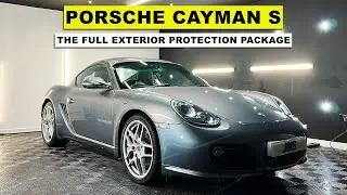 The Full Exterior Protection Package for New Paint Job - Porsche Cayman S 987 Detail & Ceramic Coat