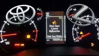 &laquo;Неисправность управления запуском двигателя&raquo; в автомобилях Toyota и Lexus
