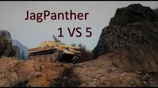 Jagdpanther Studzianki- 5vs1-5781DMG-7Kill-1696Base EXP-Patch:1.11.0