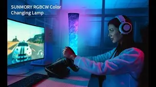 (Model:HY-LDD190610-B) SUNMORY RGBCW floor lamp Installation Video