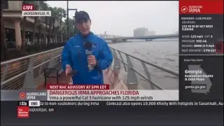 TRACKING IRMA LIVE- THE WEATHER CHANNEL