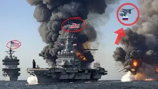 Shocking the world! Russian Sukhoi pilot's crazy action destroys 7 US warships in the Black Sea