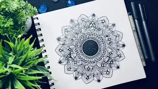 Mandala art | Advanced mandala drawing | Satisfying mandala drawing | Mandala tutorial