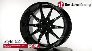 XXR 527D 18x10.5 Gloss Black Wheels - Next Level Motoring Exclusive