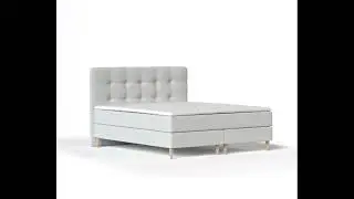 Pure continental upholstered bed by Maison De Reve