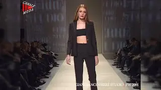 GIANFRANCO FERRÉ Studio, осень-зима 2001, Милан, 4K — Fashion Channel