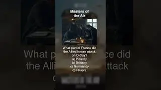 Masters of the Air - Apple Original Show - 8th Single Question #tvtrivia