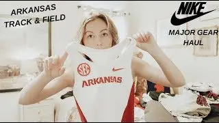NIKE GEAR HAUL | UNIVERSITY OF ARKANSAS TRACK