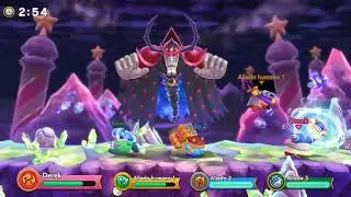 s&uacute;per Kirby Clash - fight Mago Pesadilla paralelo