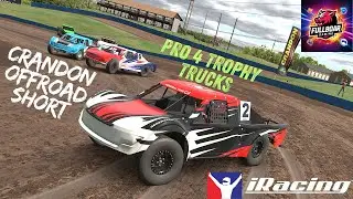 Pro4 Trophy Trucks at Crandon Offroad Short Course.#iracing  #pro4trophytrucks #crandon