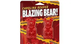 Carolina Reaper Blazing Bear #blazing #bear #carolinareaperpepper #gummybear #fypage #fypagevideo