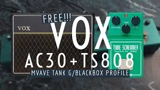 MVAVE Tank G / Blackbox | ANN Profile | VOX AC30 + Ibanez TS808 | Free Download