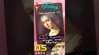 #todqy- #memorial of #Saints Agatha, Virgin and #martyr #catholic #faith #sicily #italy