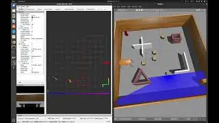Single robot simulation environment test
