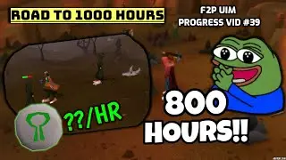 [osrs]F2P UIM Progress Vid #39 - NATURE RUNES, ADDY BARS, BUT MOST IMPORTANTLY I'M 800 HOURS IN!!