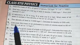 CALCULATE THE MASS OF AIR AND ENCLOSED  IN A ROOM OF VOLUME EQUAL TO 60M&sup3;. DENSITY OF AIR IS 1.3