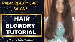 U Haircut Blow dryer Tutorial | How to Blow dry long hairs | In curl HairBlowdry tutorial #haircut 